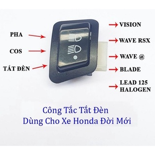 Công tắc tắt đèn pha xe máy dòng xe Honda