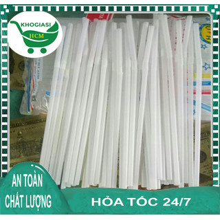 Ống hút trắng cong 80 ống 1 gói