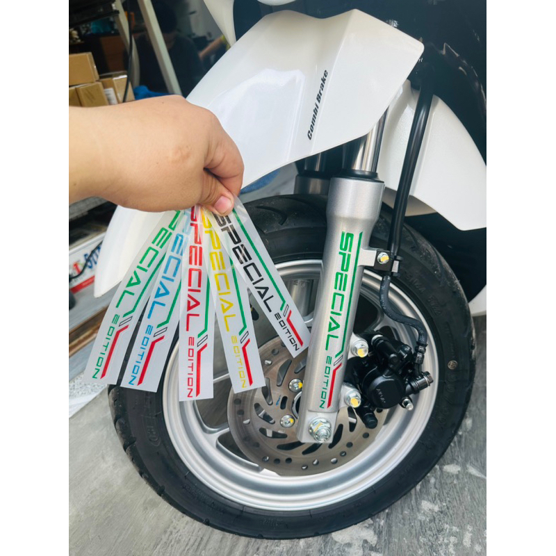 Tem Decal SPECIAL dàng cho ae dán dưới chữ zin hay dan phuộc trước điều đẹp tem được in chat liêu sieu trong