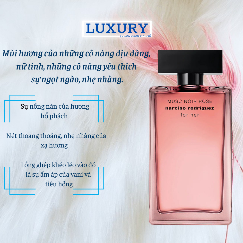 [AUTH] Nước Hoa Nữ Narciso Musc Noir Rose for Her EDP. Mẫu Thử 10ml. NỮ TÍNH_QUYẾN RŨ_TINH TẾ_Lưu Hương Lâu. | BigBuy360 - bigbuy360.vn
