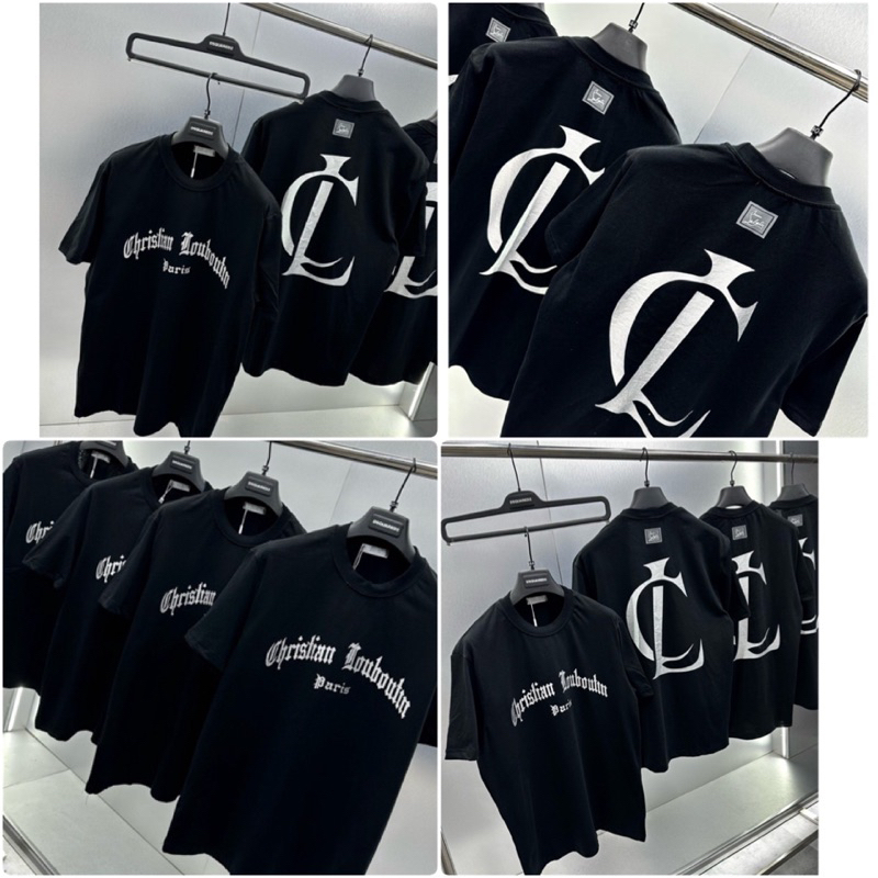 Áo Phông nam Lou.bou.tin in 3D cựt nét- Áo thun nam cao cấp