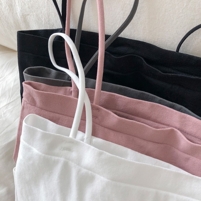 Áo 2 Dây Quây Mướt Mịn Mút May Liền