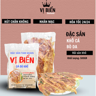 Cá Bò Khô Tẩm Gia Vị 500gr Loại 1 Chuẩn Vị Cá Khô Tẩm Vị Siêu Ngon Đặc Sản Miền Trung