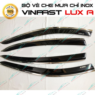 Vè che mưa xe Vinfast Lux A chỉ Inox, vè chắn mưa Lux A - Hàng đẹp- 1 bộ 4 cánh