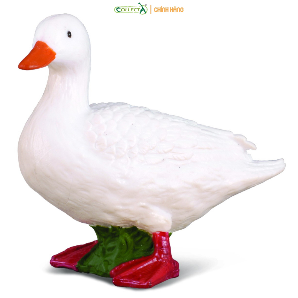 Mô hình động vật: Vịt trắng ( Chính hãng)