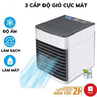 Quạt Điều Hòa Mini - Máy Điều Hoà Hơi Nước Siêu Mát, Quạt Tạo Ẩm Làm Mát Không Khí(quạt đá)