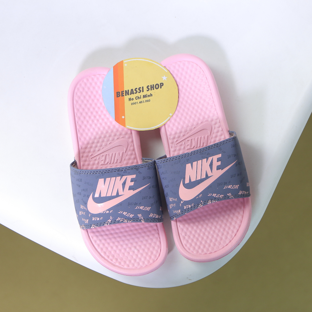 Dép nike-nữ, nam quai ngang nhiều màu