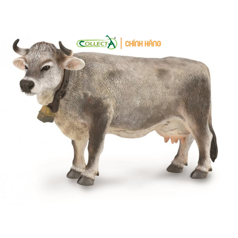 Mô hình động vật: Bò Tyrol Grey ( Chính hãng)