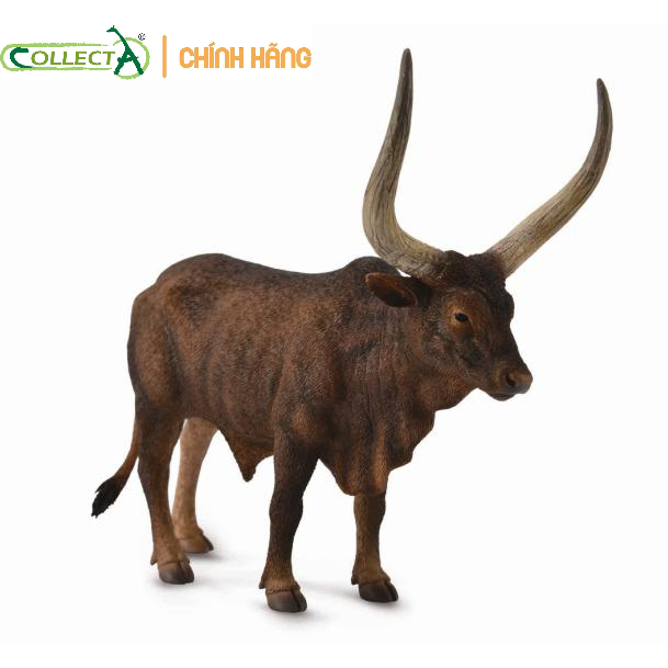 Mô hình động vật: - Bò bố Ankole Watusi ( Chính hãng)