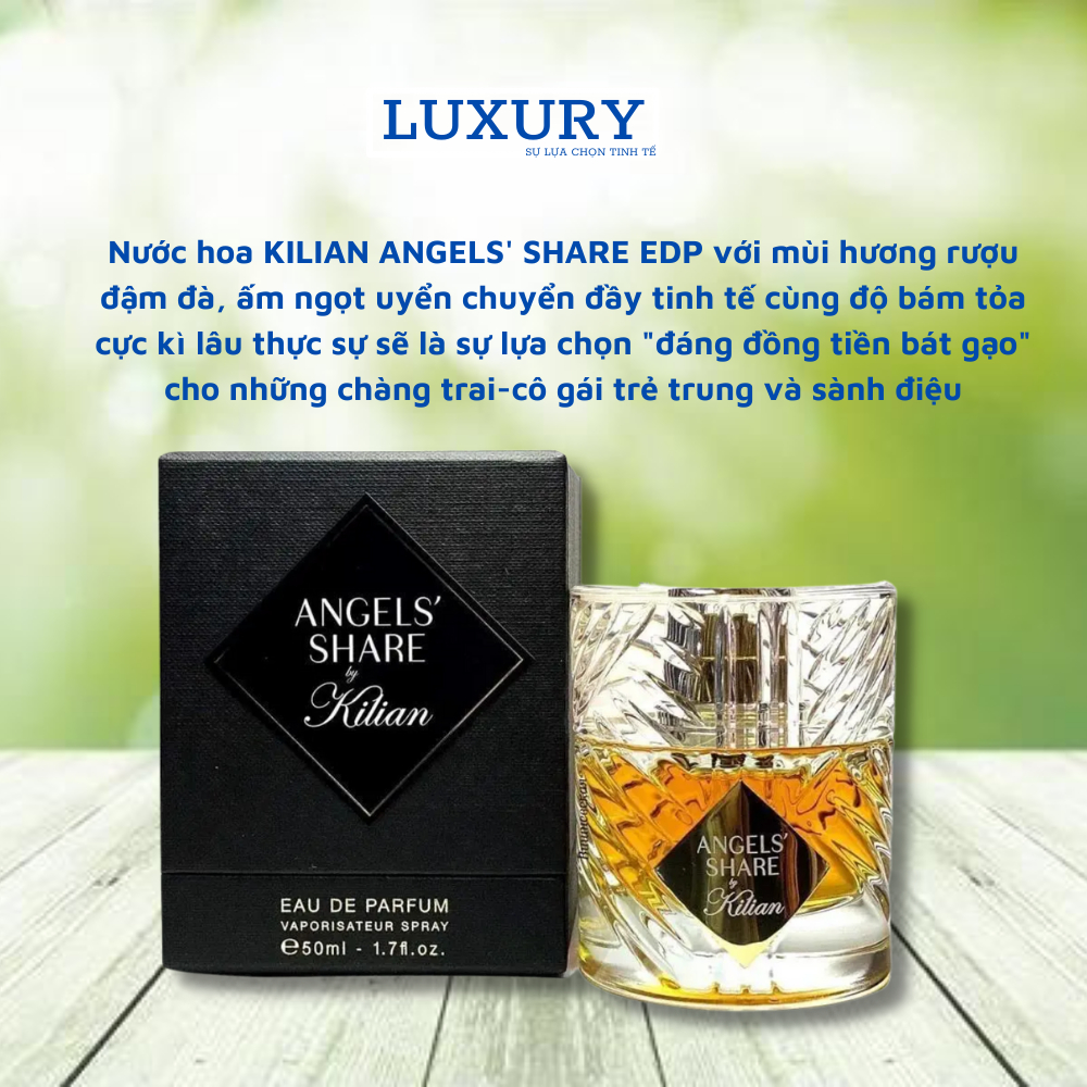 [CHÍNH HÃNG] Nước Hoa UNISEX Kilian Angels’ Share EDP. Mẫu Thử 10ml. Dành Cho Cả Nam & Nữ. QUYẾN RŨ_THU HÚT MỌI ÁNH NHÌN | BigBuy360 - bigbuy360.vn