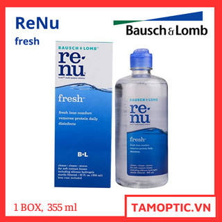 [355ml] Dung dịch rửa và ngâm kính áp tròng RENU, solution Renu, Bausch + lomb