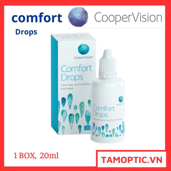 Dung Dịch Nhỏ Mắt Khi Đeo Kính Áp Tròng Comfort Drops™ 20ml Coopervision