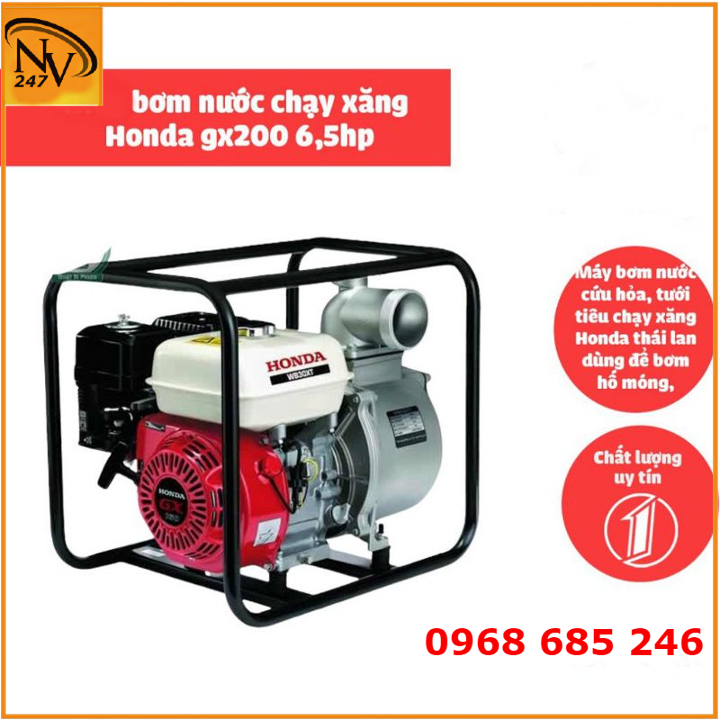 MÁY BƠM NƯỚC chạy xăng HONDA GX250 7.5HP