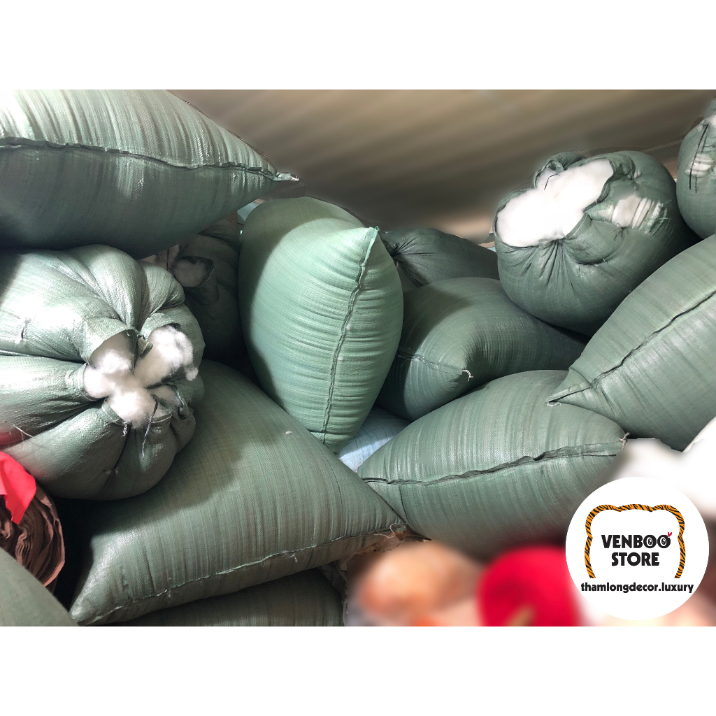 BÔNG GÒN SẠCH 100% | Bông gòn nhồi Thú Bông | Gòn làm Đèn Đám Mây Decor Phòng Ngủ | Bông gòn nhồi Gối Sofa | K