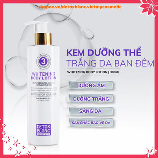 [Phiên bản mới]Kem dưỡng trắng da toàn thân ban đêm body Blanc creme 300ml