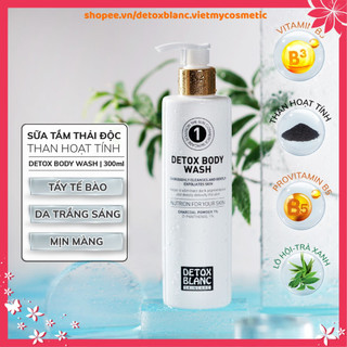[Khuyến mại] Sữa tắm trắng sủi bọt thải độc body detox blanc(Detox bath 300ml)