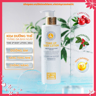 [Phiên bản mơi] Kem dưỡng trắng da chống nắng body ngày detox blanc 300ml
