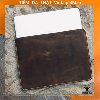 Túi Da Đựng Laptop, Bao Da Laptop Da Thật vintage