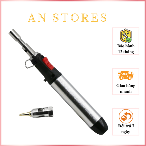 Mỏ hàn cầm tay 2in1 hàn thiếc, bật lửa khò dùng gas V2