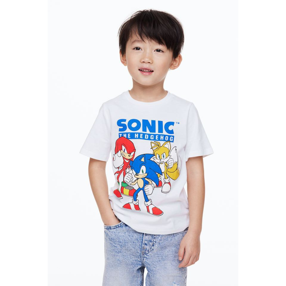 🚀 Áo thun bé trai HM VNXK, áo thun cộc tay H&M, siêu nhân NINJAGO- MARVEL HULK- SONIC -PIKACHU xuất dư 1 - 10 tuổi