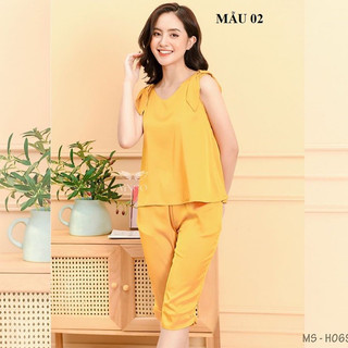 Đồ bộ mặc nhà, set bộ mặc nhà quần lửng size 40-60kg