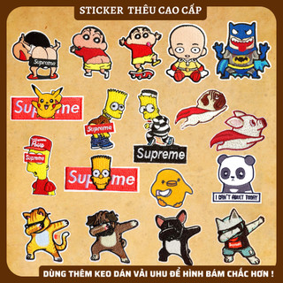 Sticker ủi áo đủ kích cỡ dùg làm miếng dán quần áo rách, miếng vá quần áo, miếng dán ủi quần áo Phụ Kiện Thời Trang