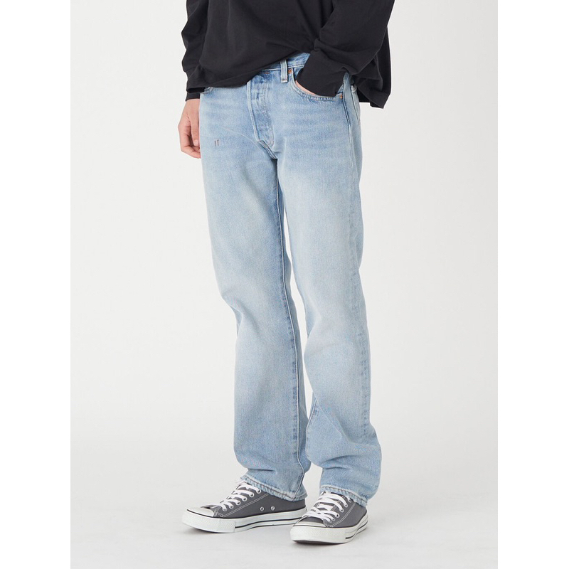 QUẦN LEVI’S 501® ORIGINAL FIT LIGHT INDIGO STONEWASH be