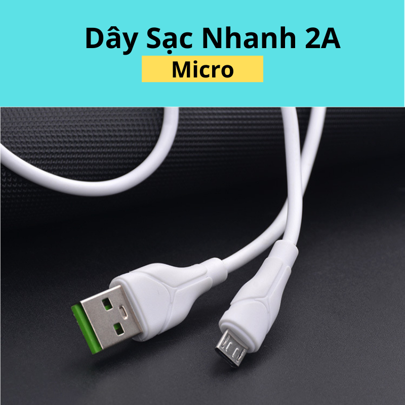 Dây sạc micro usb dài 90cm cho andoird - Cáp làm bằng sợi nhựa tốt bền đẹp chắc chắn dùng cho xiaomi samsung vivo ...