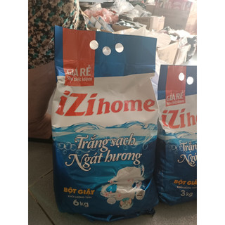 Bột giặt izi home trắng ngát hương 6kg