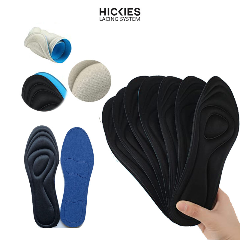 2 Miếng lót giày bằng bọt biển hoạt tính 3D dành cho nam và nữ - hickies lacing system