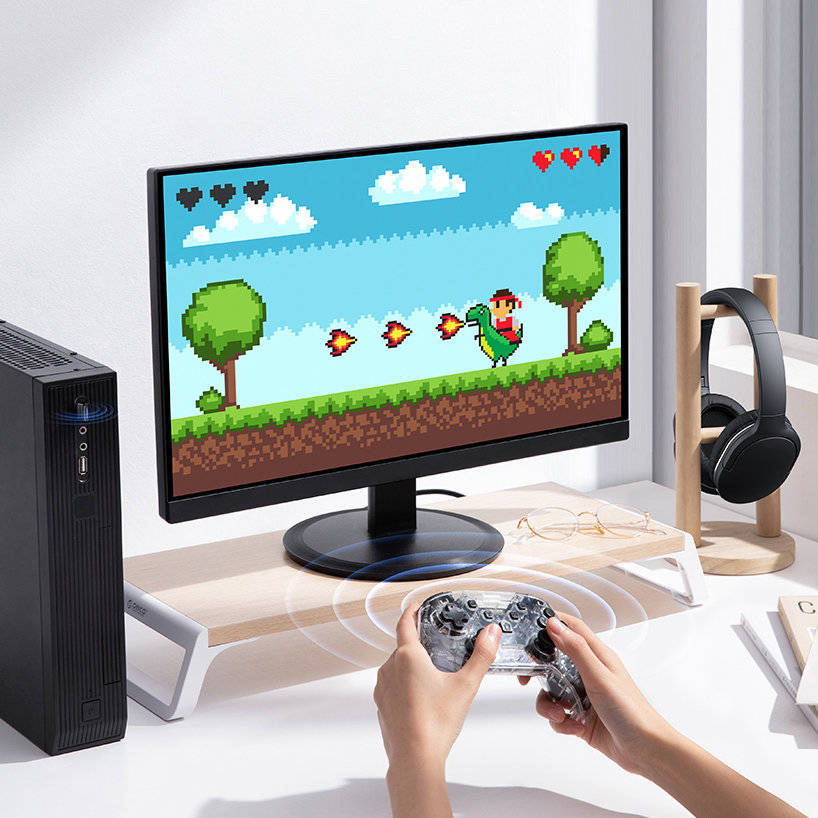 USB chuyển đổi thu phát Bluetooth 5.0 Baseus Wireless Adapter BA04  cho Laptop PC Smartphone máy tính