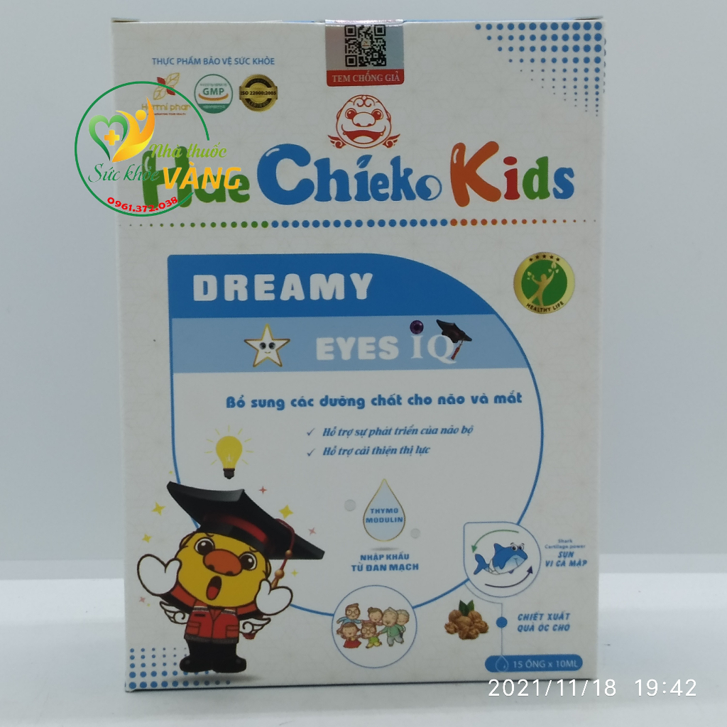 Hae Chieko Kids DREAMY EYE IQ tăng cường thị lực cho bé