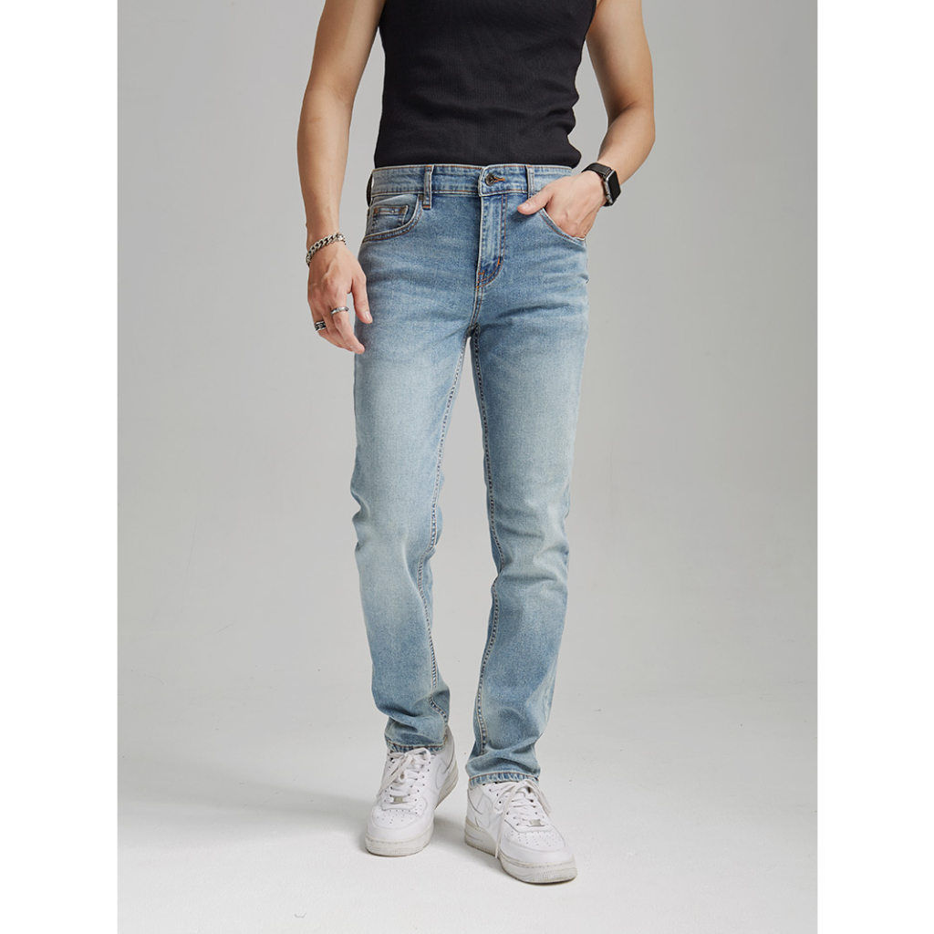 Quần Jeans The Denimaniac dáng ôm màu Cold Blue - 639 Slim Fit