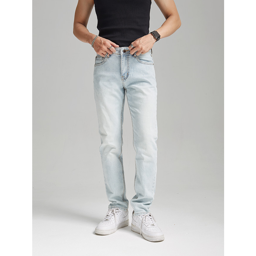Quần Jeans The Denimaniac dáng ôm màu Light Bleach - 639 Slim Fit