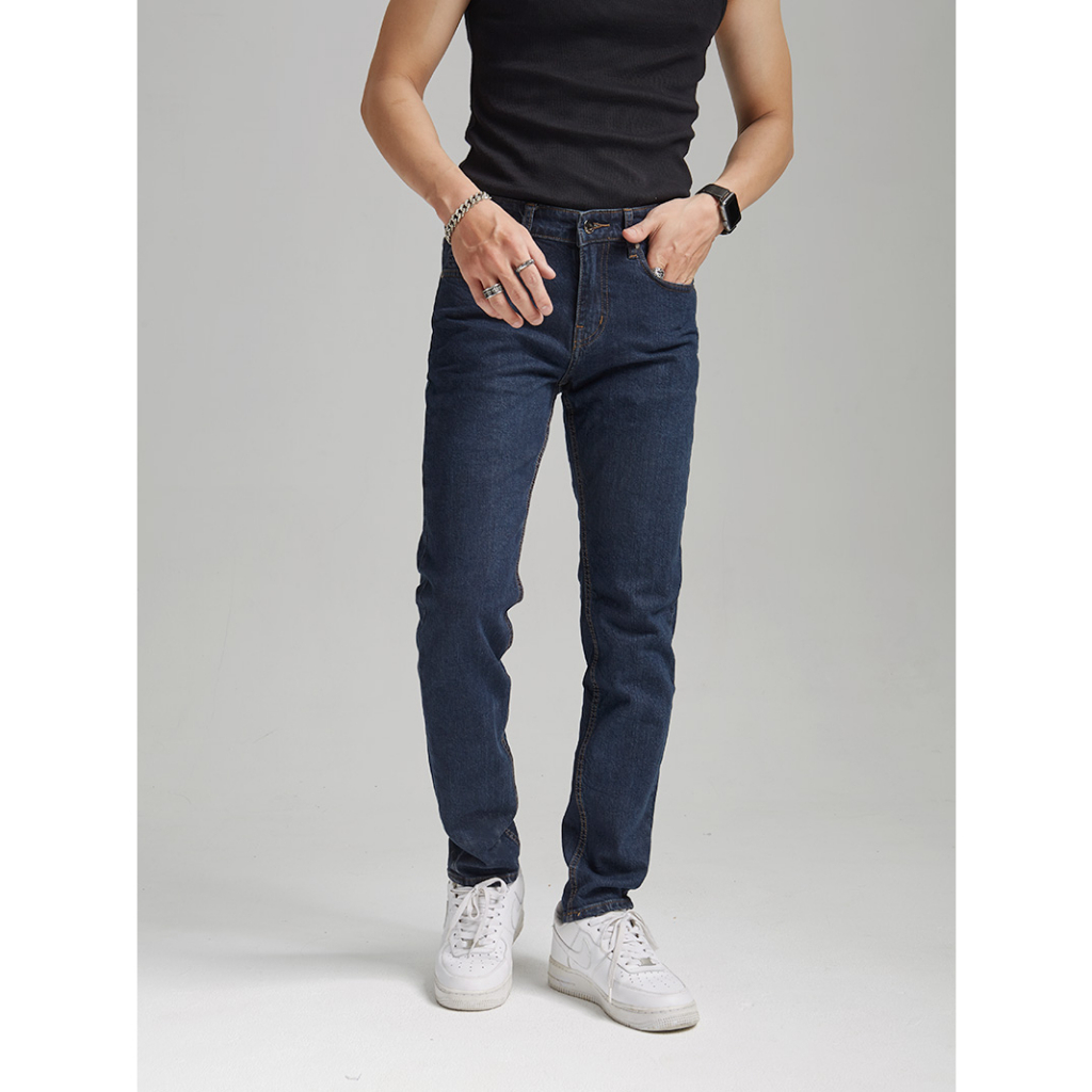 Quần Jeans The Denimaniac dáng ôm màu Dark Blue - 639 Slim Fit