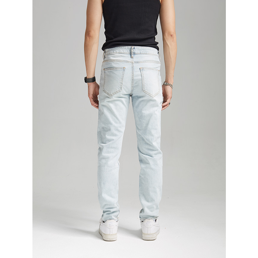 Quần Jeans The Denimaniac dáng ôm màu Light Bleach - 639 Slim Fit