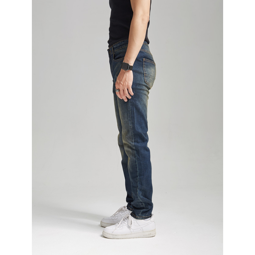 Quần Jeans The Denimaniac dáng ôm màu Dark Indigo - 639 Slim Fit