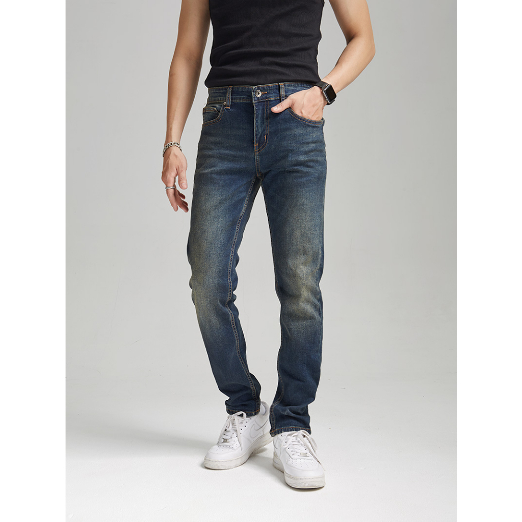 Quần Jeans The Denimaniac dáng ôm màu Dark Indigo - 639 Slim Fit