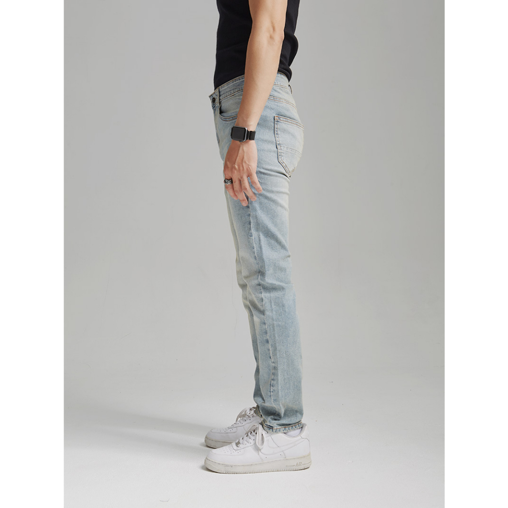 Quần Jeans The Denimaniac dáng ôm màu Pale Blue - 639 Slim Fit