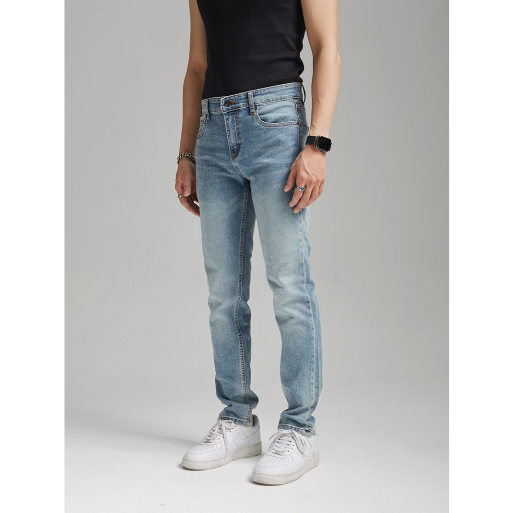 Quần Jeans The Denimaniac dáng ôm màu Cold Blue - 639 Slim Fit