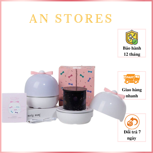 Đèn chiếu tạo sao thắp sáng căn phòng siêu xinh, đa dạng hình chiếu xoay 360 độ ( TẶNG KÈM 6 MÀN CHIẾU SINH ĐỘNG )