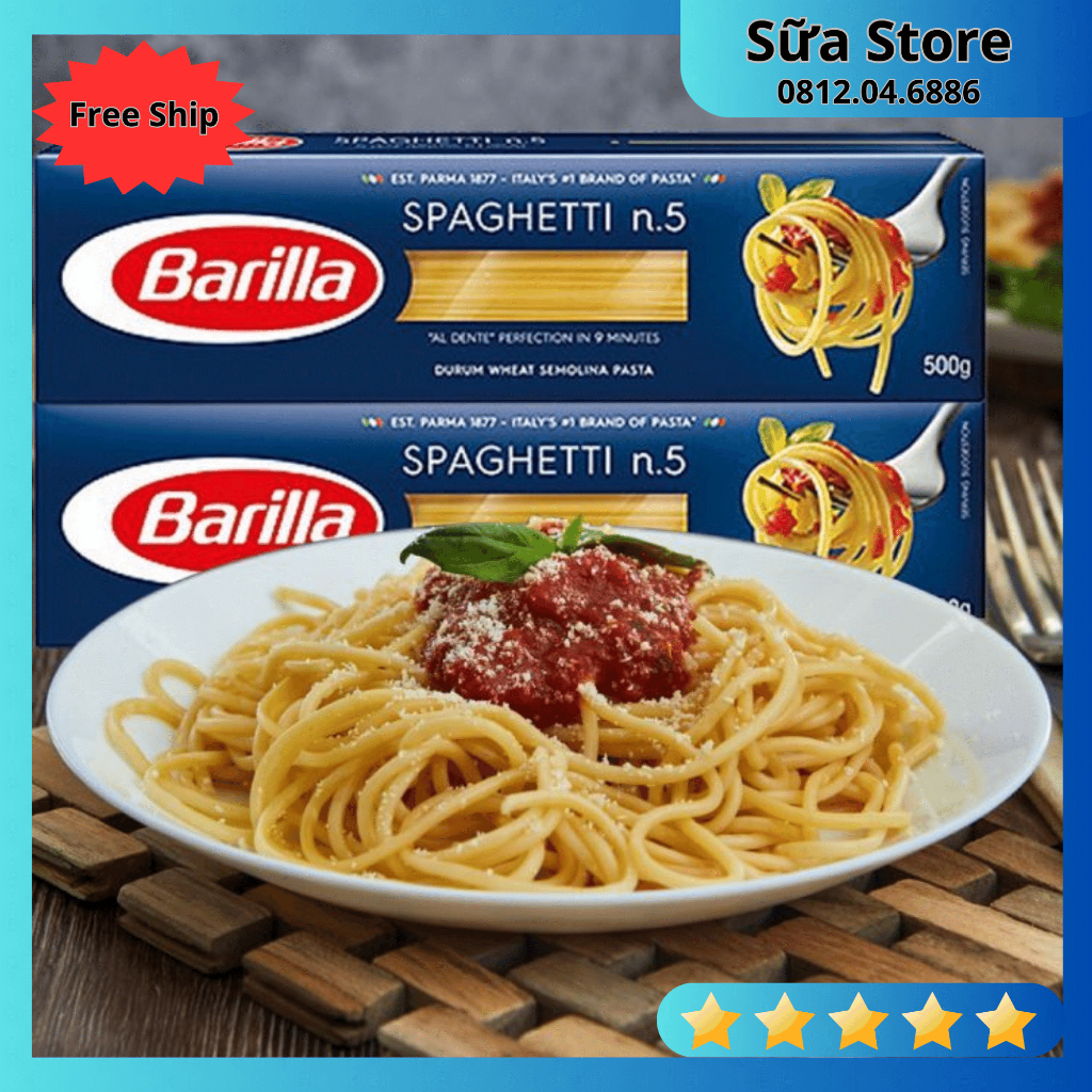 Mì Spaghetti Barilla hộp 500g