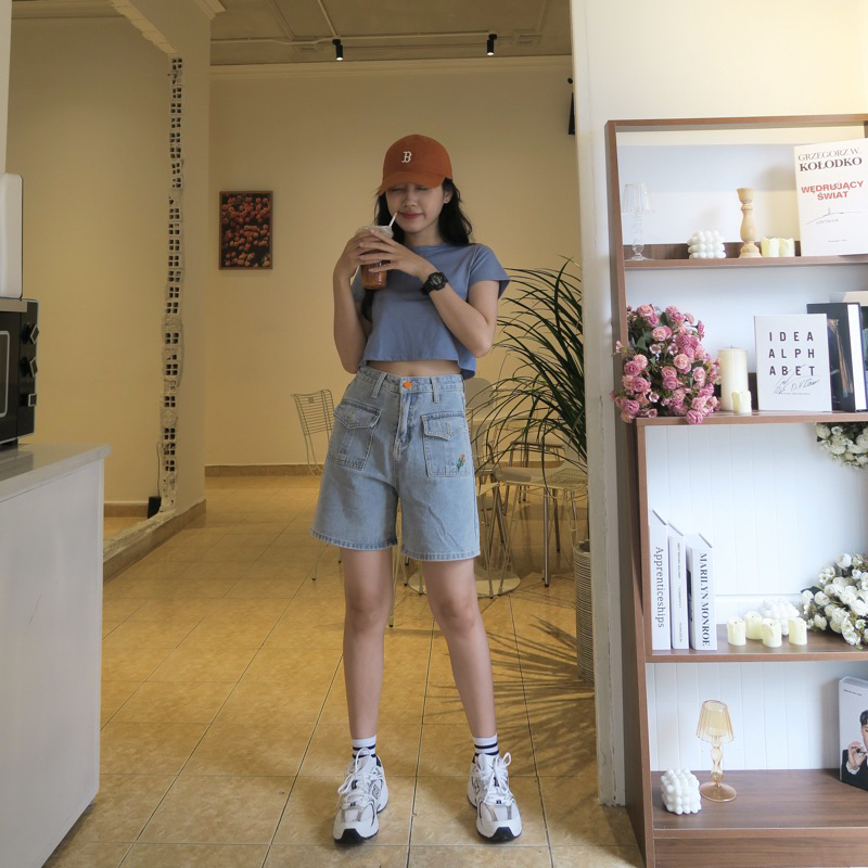 Short Jeans hoa janetclothingjeans