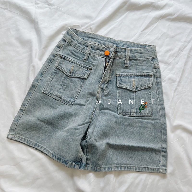 Short Jeans hoa janetclothingjeans