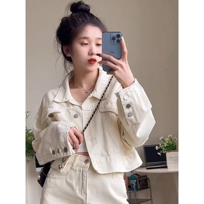 SET 3M KAKI: KHOÁC KAKI + 2S ĐEN + CV KAKI KEM🍃 A597 M