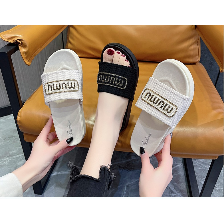 DÉP nữ bánh mỳ MUMU 5cm QUAI NGANG NỮ ĐẾ CAO 5CM MỚI
