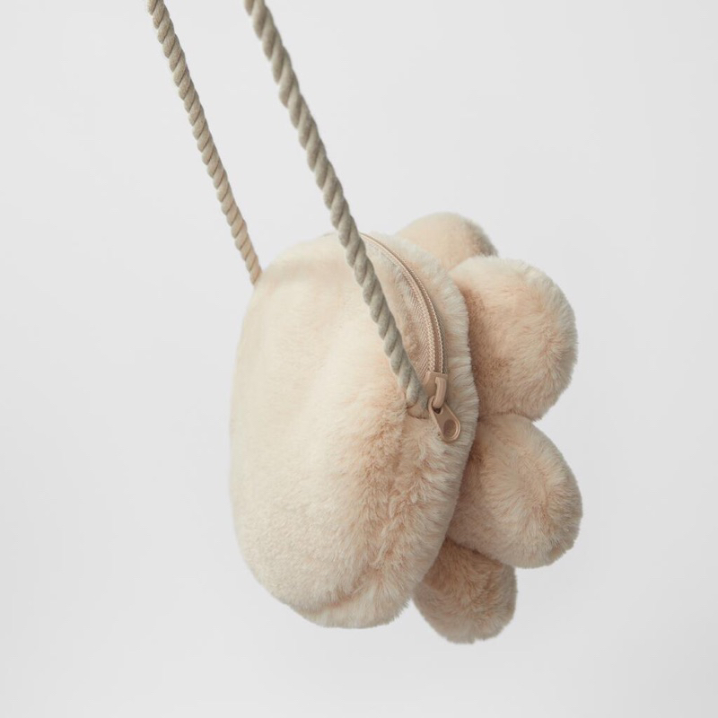 Túi đeo chéo cho bé gái,túi đeo thời trang zara hoa 3D nổi