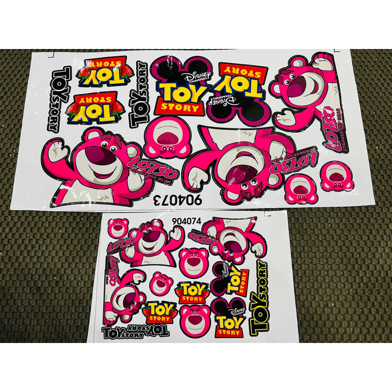 Decal/bảng tem ToYstory gấu dâu