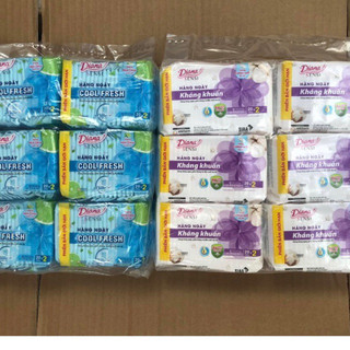 6 GóI Băng vệ sinh Diana Sensi Cool Fresh hàng ngày 20 miếng