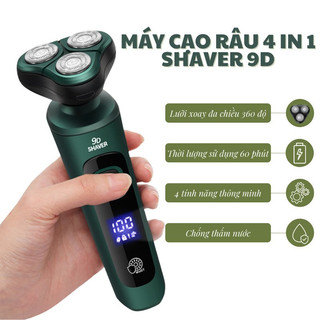 Máy cạo râu cao cấp , dao cạo râu tỉa lông mũi cắt tóc 4in1